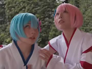 女僕姊妹 阿部乃美紅 麻里梨夏 甜蜜花園回味輪流口愛